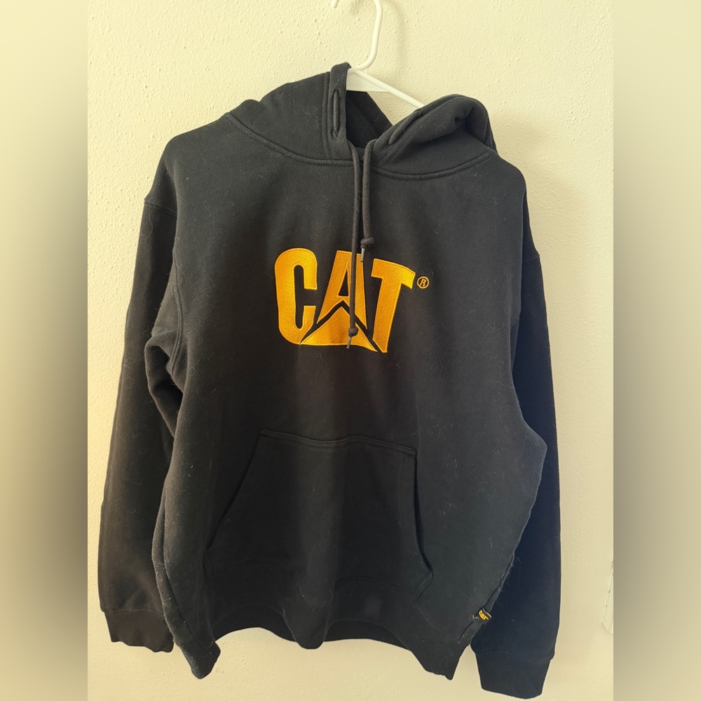Black and Yellow Cat Hoodie